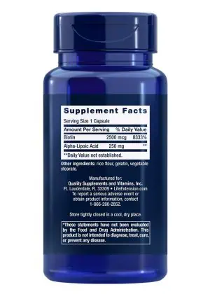 Alpha-Lipoic Acid with Biotin Universal antioxidant for liver & nerve health