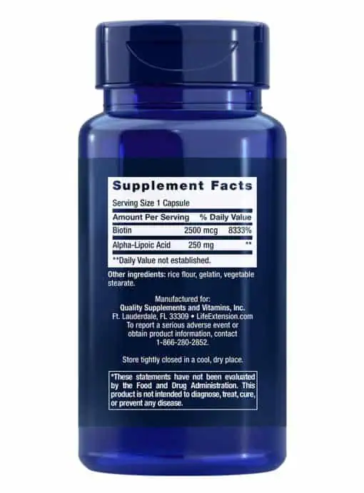 Alpha-Lipoic Acid with Biotin Universal antioxidant for liver & nerve health