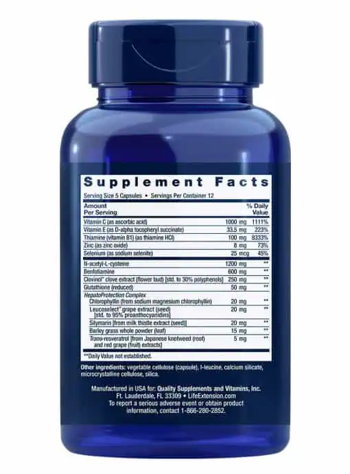 Anti-Alcohol Complex HepatoProtection Complex Supports healthy alcohol metabolism