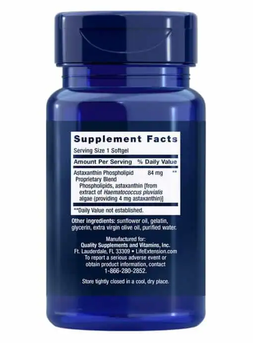 Astaxanthin with Phospholipids by Life Extension