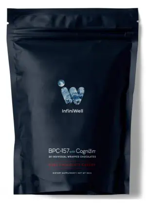 BPC-157 with Cognizin® - Chocolates Dark Chocolate Flavor by InfiniWell