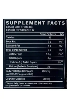 BPC-157 with Cognizin® - Chocolates Dark Chocolate Flavor by InfiniWell