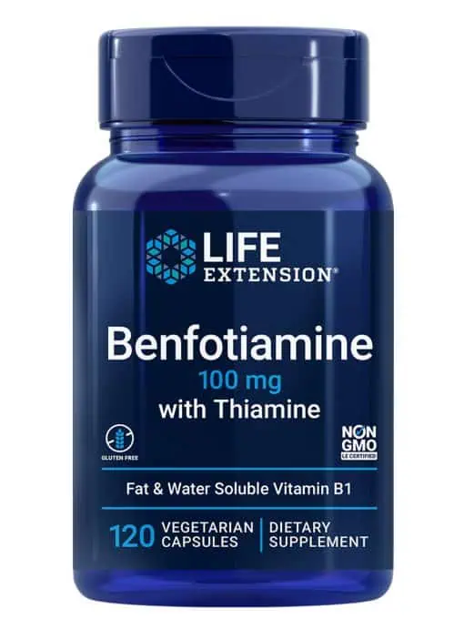 Benfotiamine with Thiamine Healthy glucose metabolism, ultra-bioavailable B1