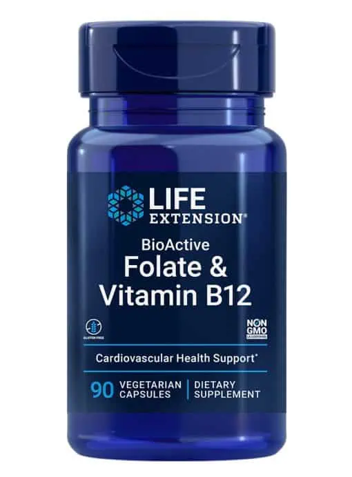 BioActive Folate & Vitamin B12 Promotes heart, brain & GI tract health