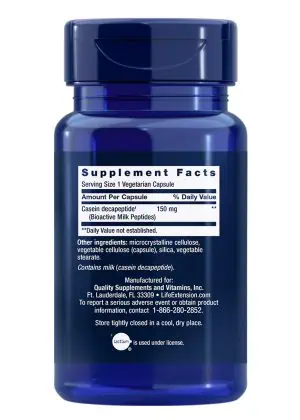 Bioactive Milk Peptides Promotes relaxation