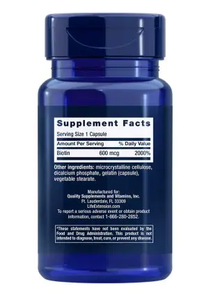 Biotin For healthy hair & strong nails