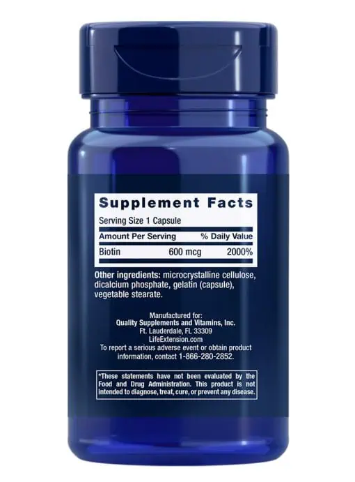 Biotin For healthy hair & strong nails