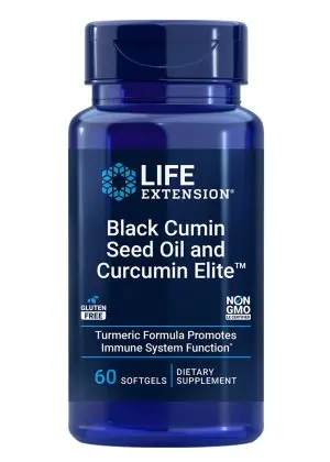 Black Cumin Seed Oil and Curcumin Elite Healthy inflammatory response, immune system support