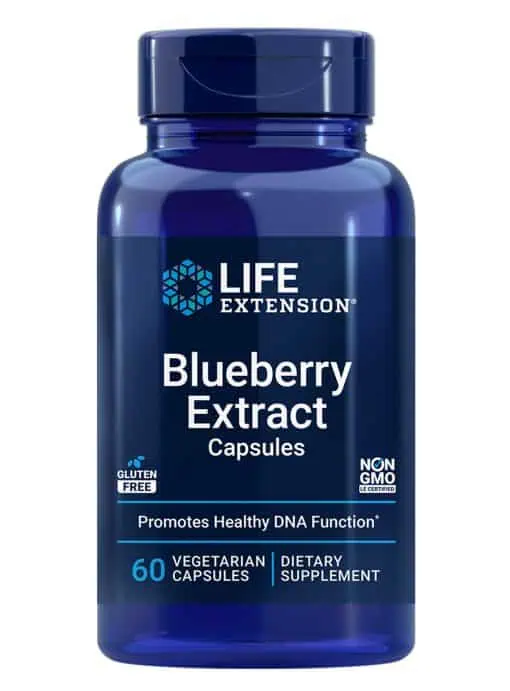 Blueberry Extract Capsules Supports cognitive health, DNA function & more