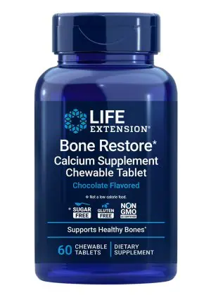 Bone Restore Chewable Tablets Chocolate