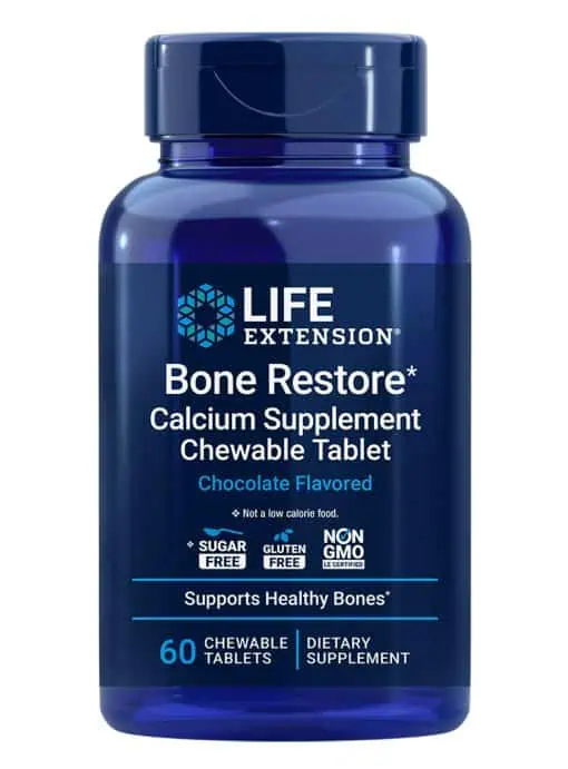 Bone Restore Chewable Tablets Chocolate