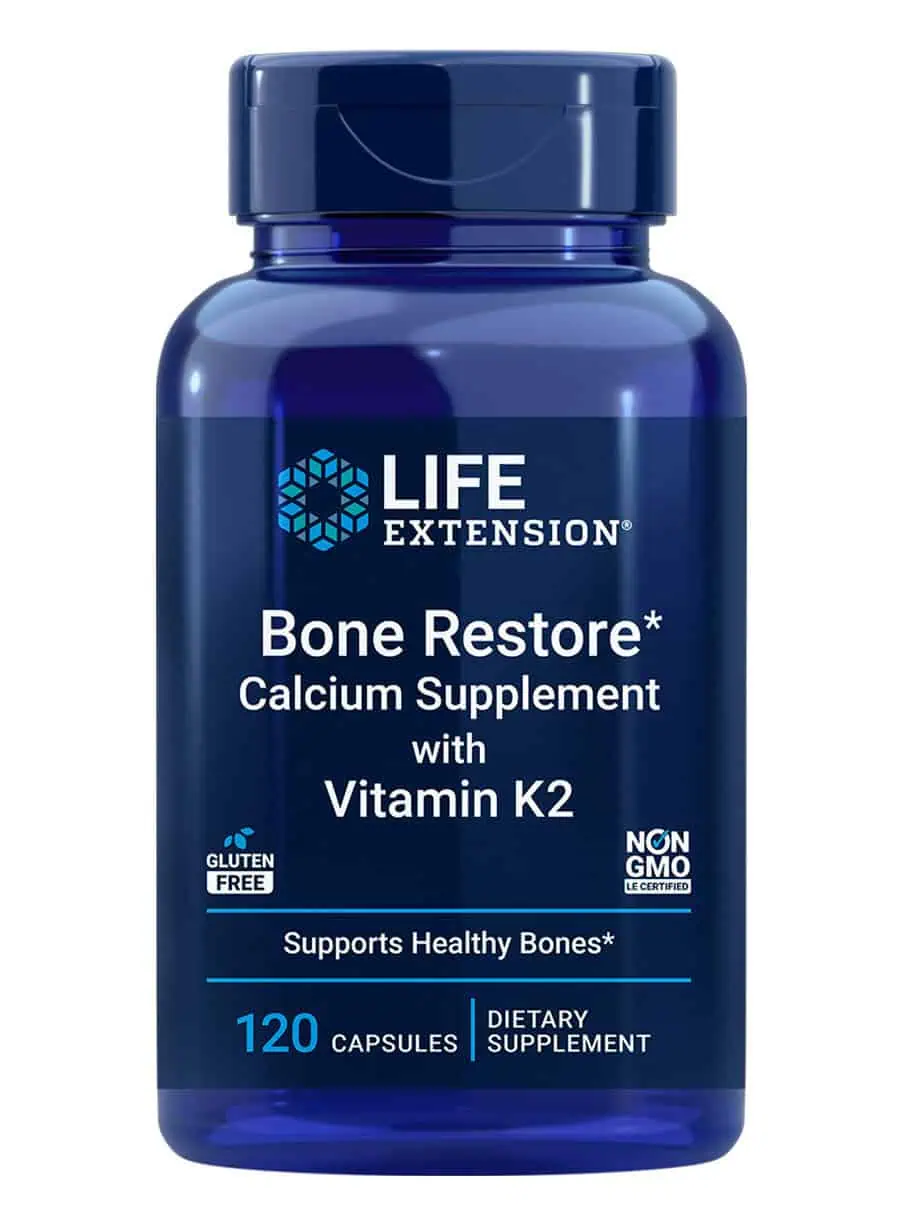 Bone Restore with Vitamin K2 Calcium + vitamins D & K for bone strength, bone density