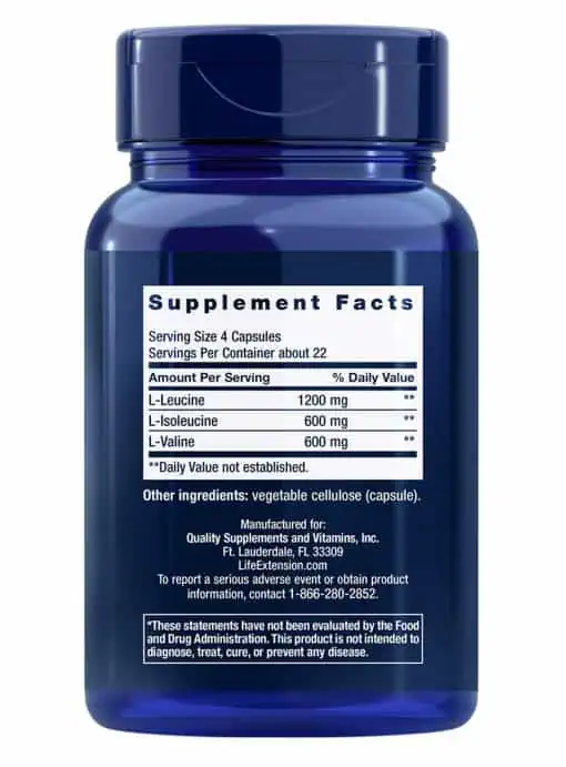 Branched Chain Amino Acids by Life Extension