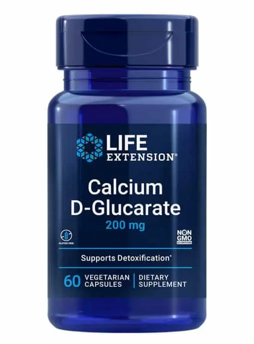 Calcium D-Glucarate Helps flush out unwanted compounds