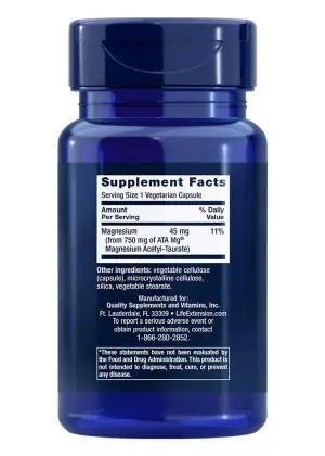 Calm-Mag Magnesium Acetyl Taurinate by Life Extension