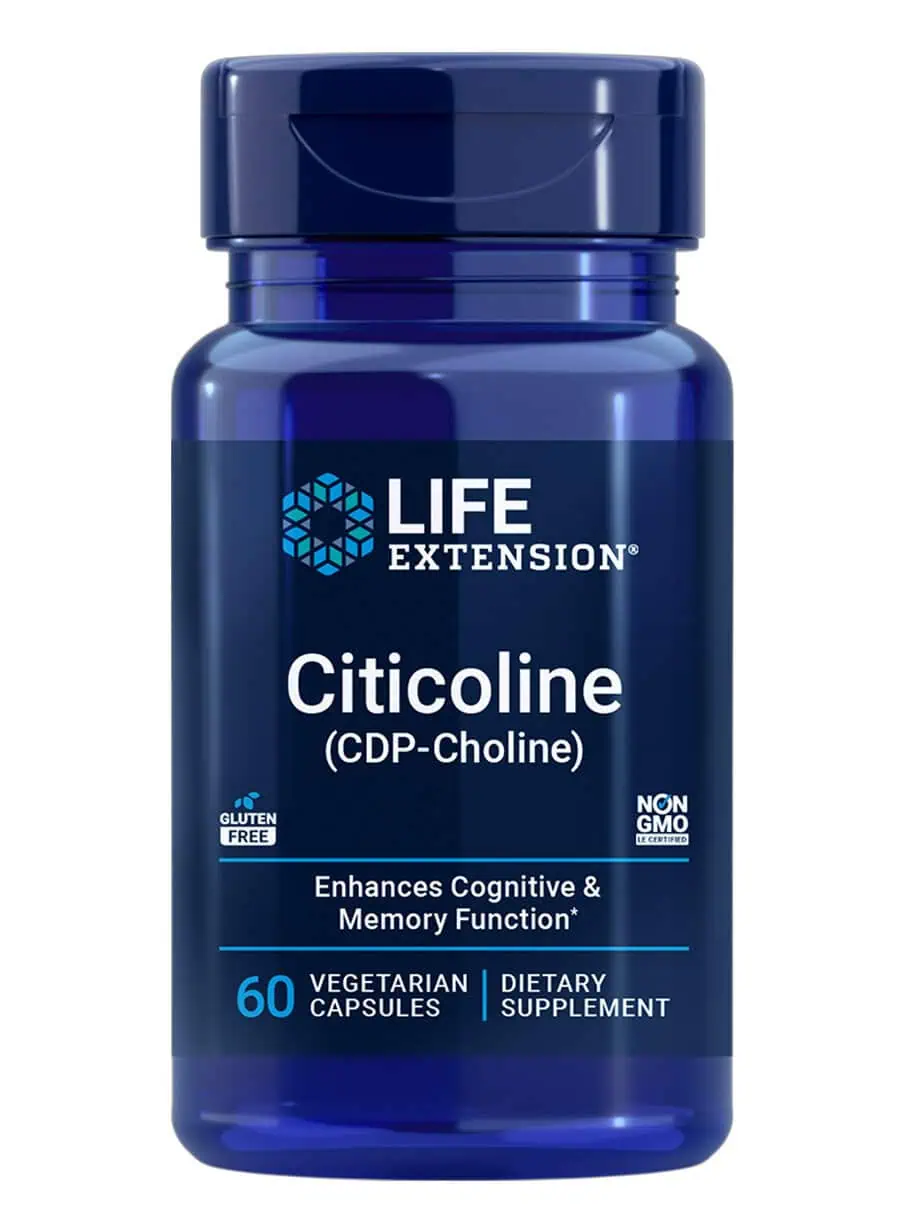Citicoline (CDP-Choline) Supports memory health, focus and attention, 1-month supply