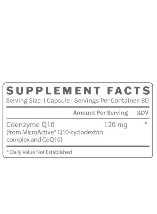 CoQ10- Superior Bioavailability with MicroActive Technology by Infiniwell
