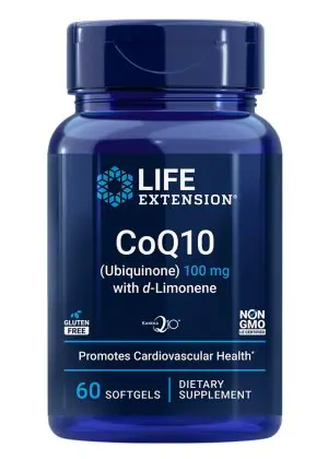 CoQ10 (Ubiquinone) with d-Limonene Heart health & cellular energy, traditional formula