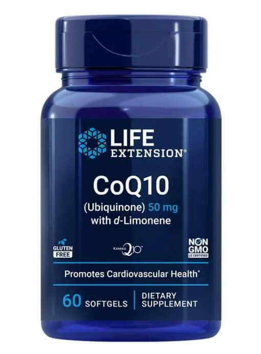 CoQ10 (Ubiquinone) with d-Limonene Heart health & cellular energy, traditional formula