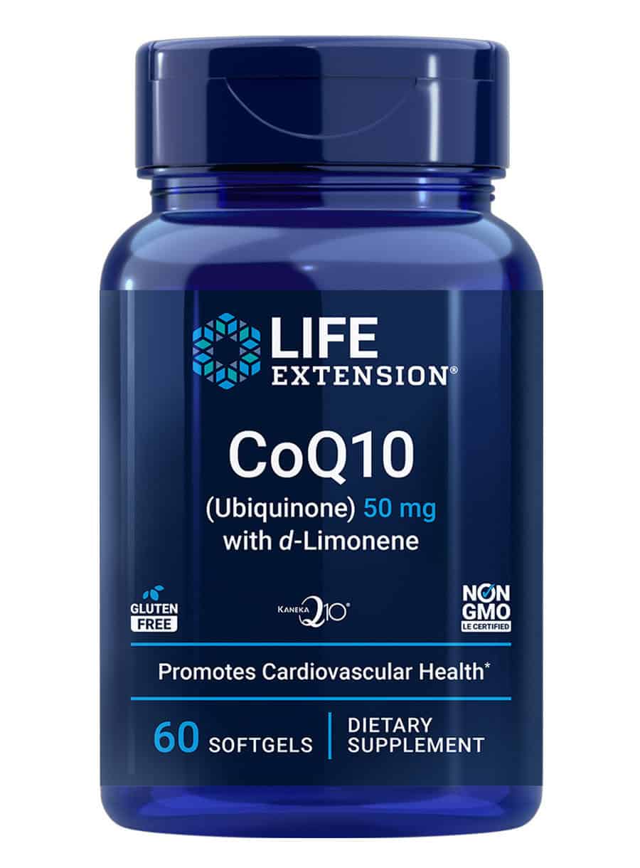 CoQ10 (Ubiquinone) with d-Limonene Heart health & cellular energy, traditional formula
