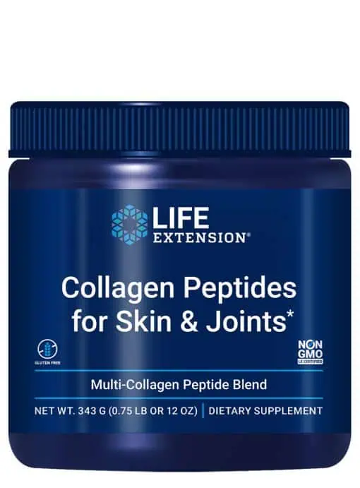 Collagen Peptides for Skin & Joints This easily mixable, easily digestible collagen supplement provides three different types of collagen