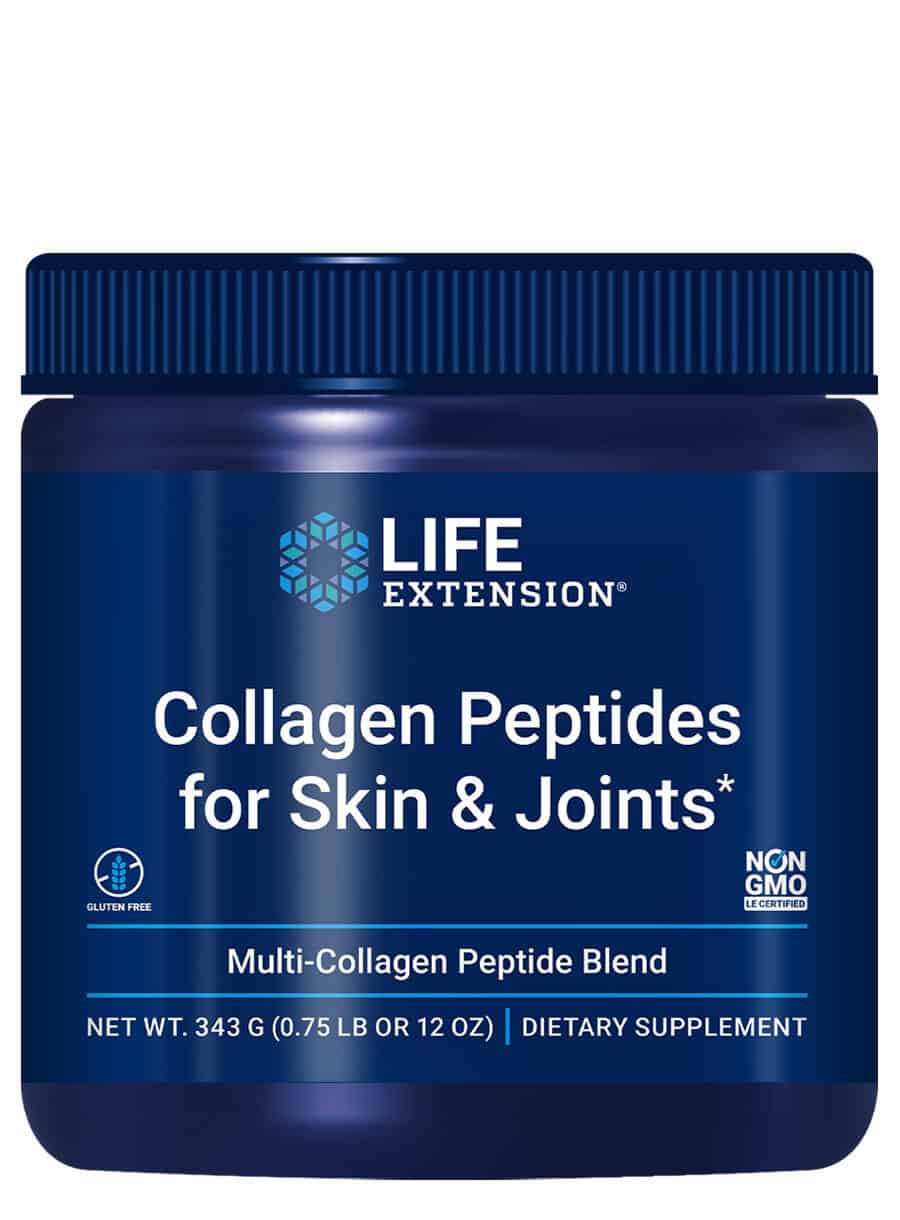Collagen Peptides for Skin & Joints This easily mixable, easily digestible collagen supplement provides three different types of collagen