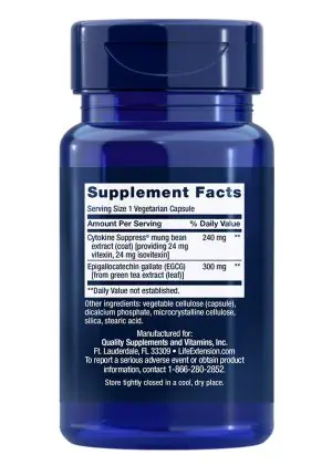 Cytokine Suppress® with EGCG Support a healthy inflammatory response