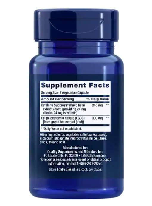 Cytokine Suppress® with EGCG Support a healthy inflammatory response
