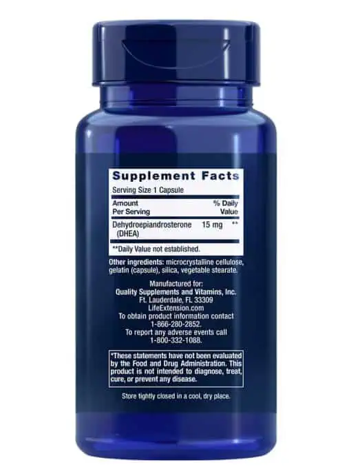 DHEA 15 mg Promotes optimal hormone balance & overall health