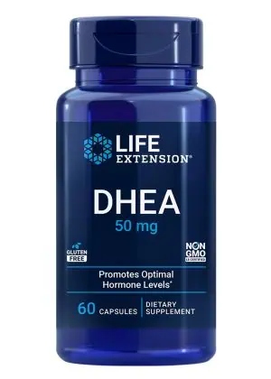 DHEA Dehydroepiandrosterone promotes healthy hormone balance & overall health