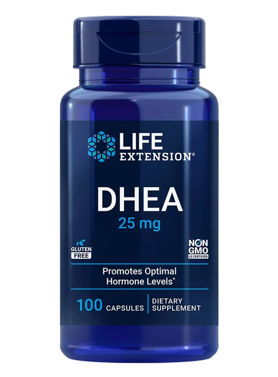 DHEA 25mg For hormone balance, muscle mass and sexual function