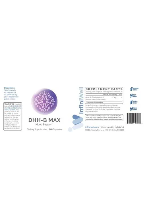 DHHB Max – Stress Support & Cognitive Function by Infiniwell