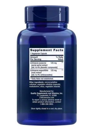 Echinacea Elite Immune support, dual-extracts, standardized formula