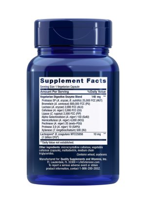 Enhanced Super Digestive Enzymes and Probiotics by Life Extension