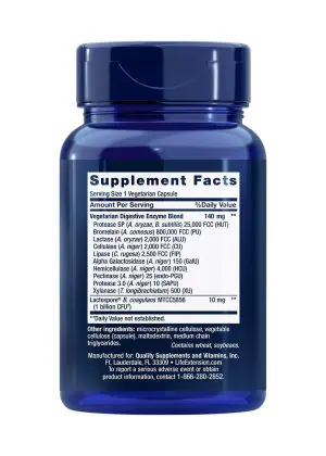 Enhanced Super Digestive Enzymes and Probiotics by Life Extension