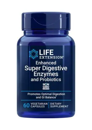 Enhanced Super Digestive Enzymes and Probiotics by Life Extension