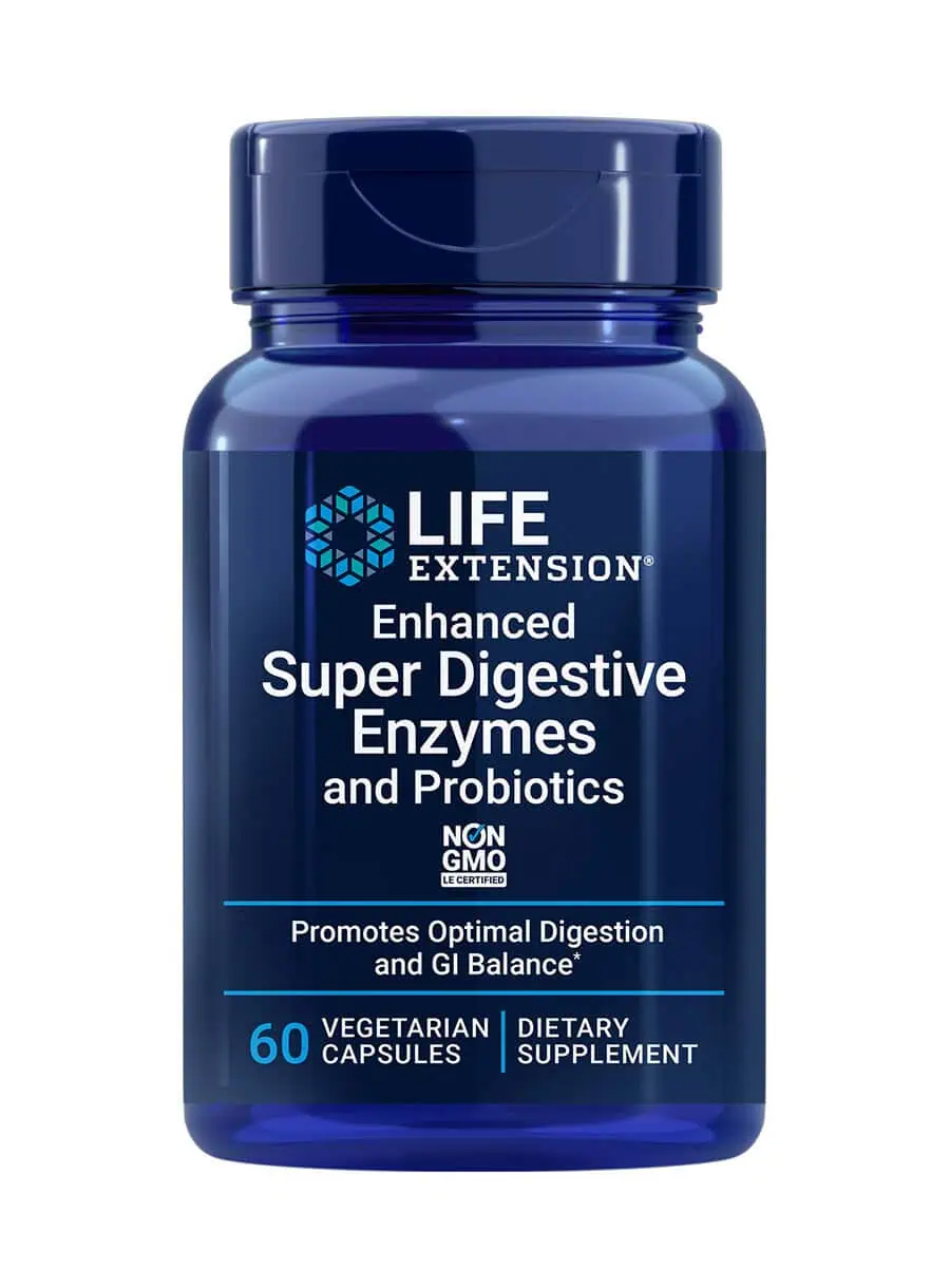 Enhanced Super Digestive Enzymes and Probiotics by Life Extension