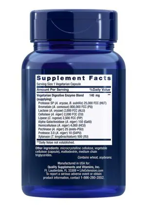 Enhanced Super Digestive Enzymes Supports digestion & comfort—especially for plant-based diets