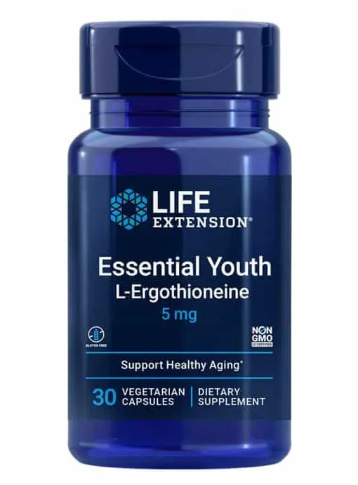 Essential Youth L-Ergothioneine longevity & healthy aging supplement