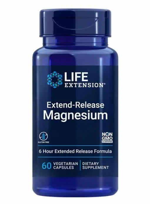 Extend-Release Magnesium Heart & bone health, prolonged absorption