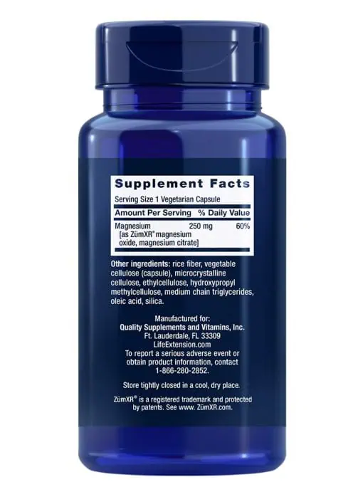 Extend-Release Magnesium Heart & bone health, prolonged absorption