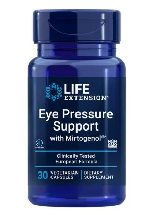 Eye Pressure Support with Mirtogenol Helps safeguard ocular health