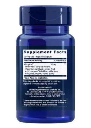 Eye Pressure Support with Mirtogenol Helps safeguard ocular health