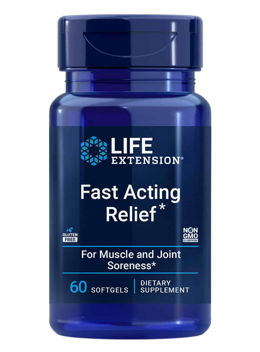 Fast Acting Relief Quick relief for discomfort in bones, joints & muscles