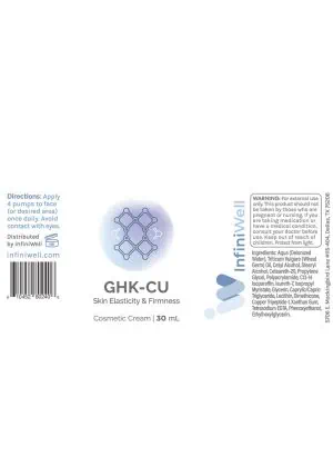 GHK-CU- Cosmetic for Healthy Skin Aging and Wrinkle Support by InfiniWell