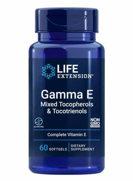 Gamma E Mixed Tocopherols & Tocotrienols Complete spectrum of vitamin E for antioxidant protection