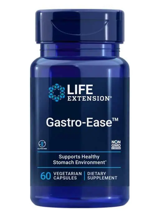 Gastro-Ease Stomach digestion supplement to promote health and comfort