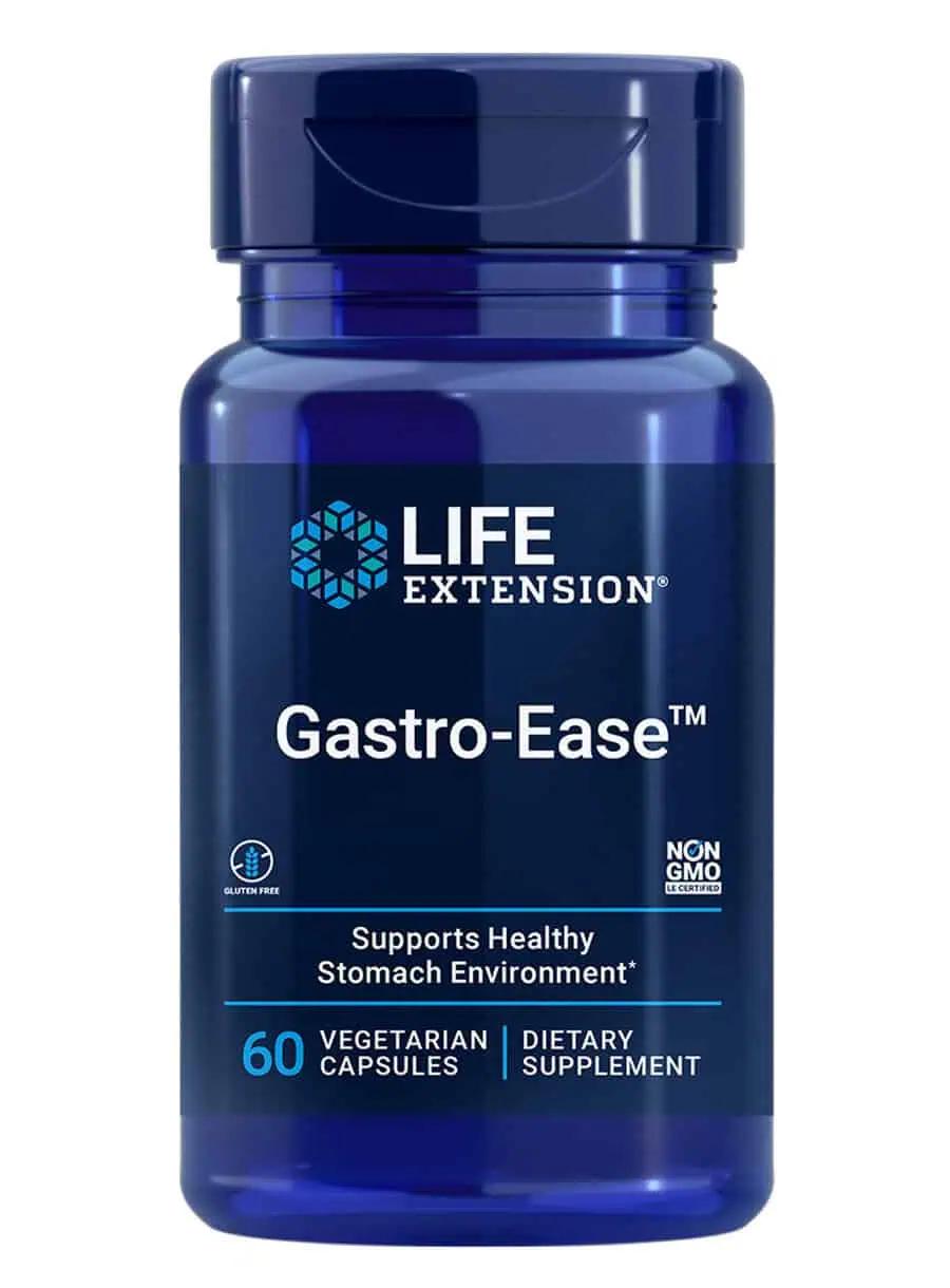 Gastro-Ease Stomach digestion supplement to promote health and comfort