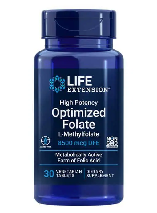 High Potency Optimized Folate Heart & brain health, homocysteine support, strong dose