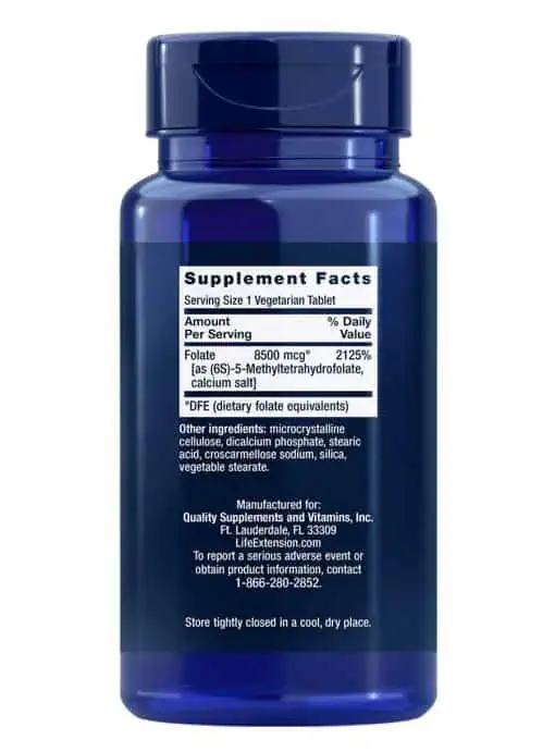 High Potency Optimized Folate Heart & brain health, homocysteine support, strong dose